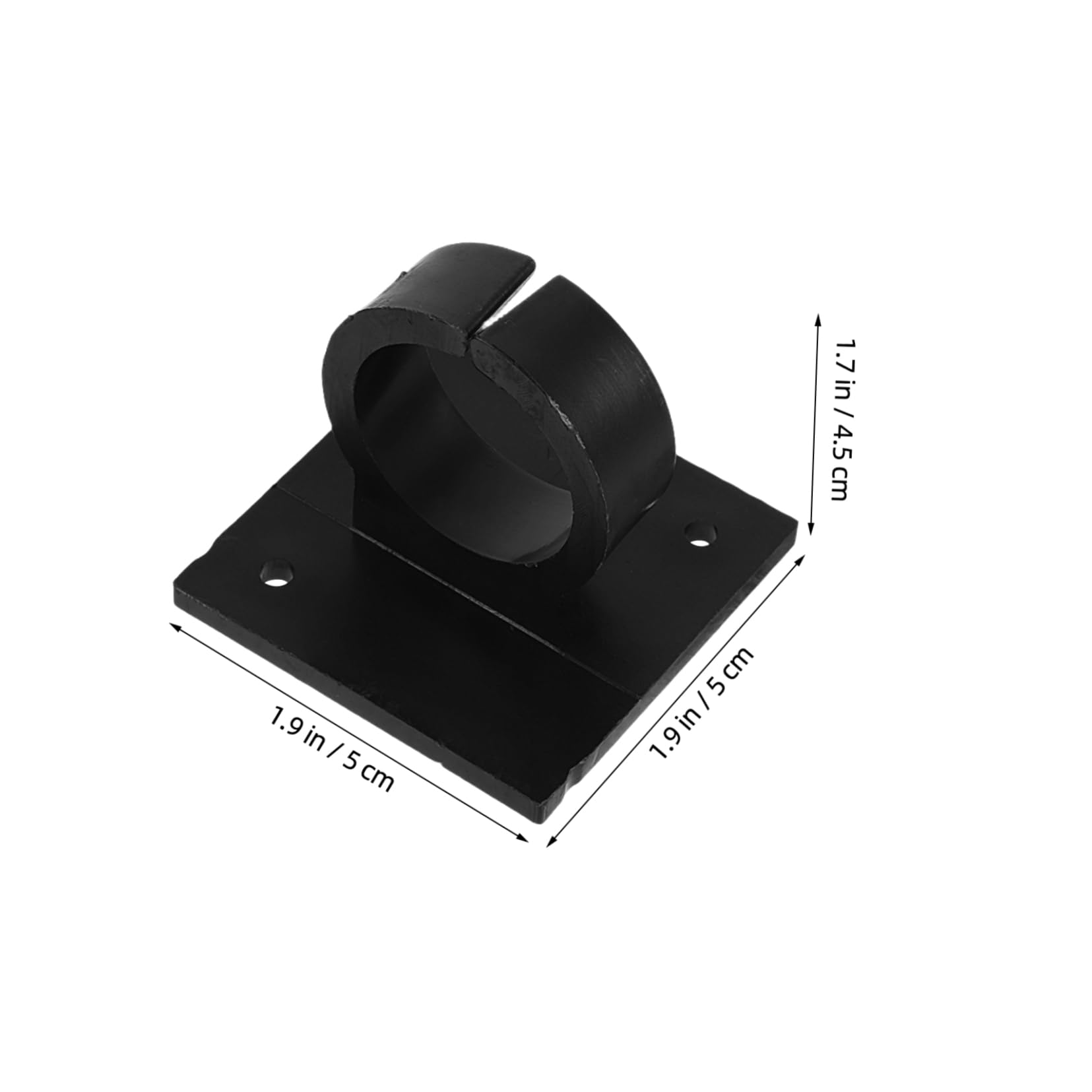 Gadpiparty 4pcs Microphone Clip Holders Non Adhesive Design for Stands Durable Microphone Logo Holders for Professional Interviews and Events Construction