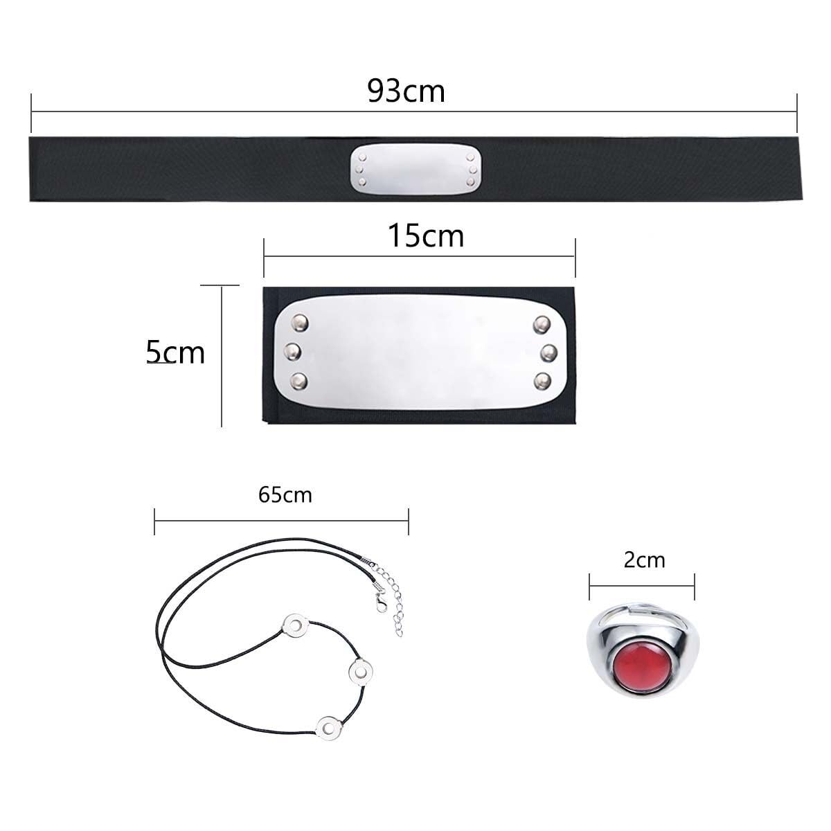 ACWOO Déguisement de Costume Cosplay Halloween et Noël Cape Déguisement avec Collier Anneau Bandeau pour Enfants et Adultes