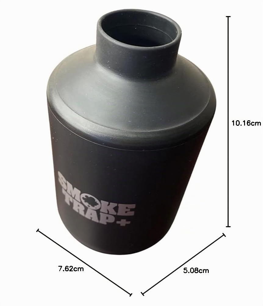 Smoke Trap + | Filtro de aire personal (Sploof) – Filtro de humo con más de 500 usos de larga duración con fácil exhalación – (negro)