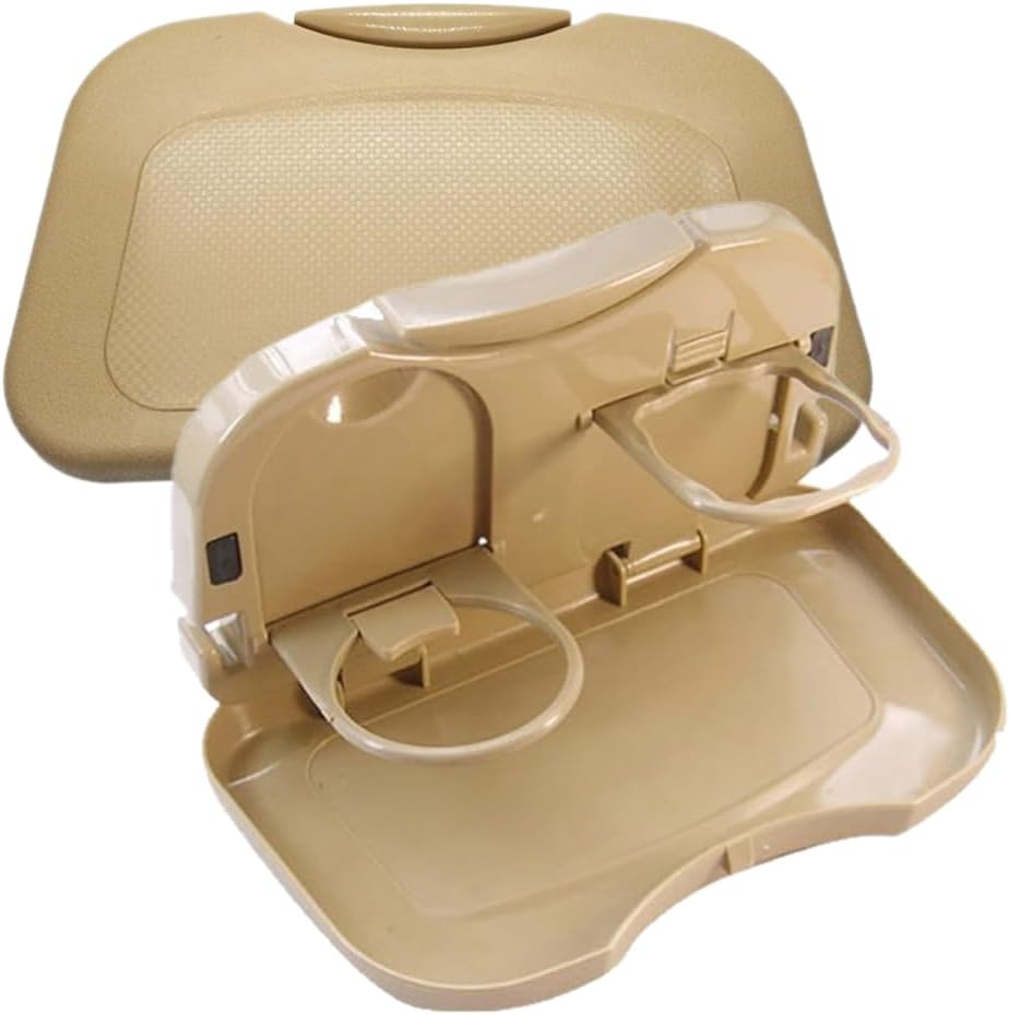 iplusmile 2pcs Backseat Tray Table Car Drink and Snack Holder for Back Seat Multi-functional Organizer for Travel Color Variation Possible
