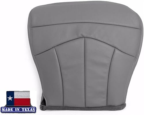 Miniatura 9 de 2000 2001 2002 2003 Ford F150 Super Cab Lariat - Funda de asiento de cuero para Ford F150 (parte superior del conductor, gris grafito mediano)