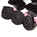 Donmily Hair Indian Body Wave Human Hair Weave 3 Bundles 100% Unprocessed Remy Virgin Hair Natural Black Color 285g (8