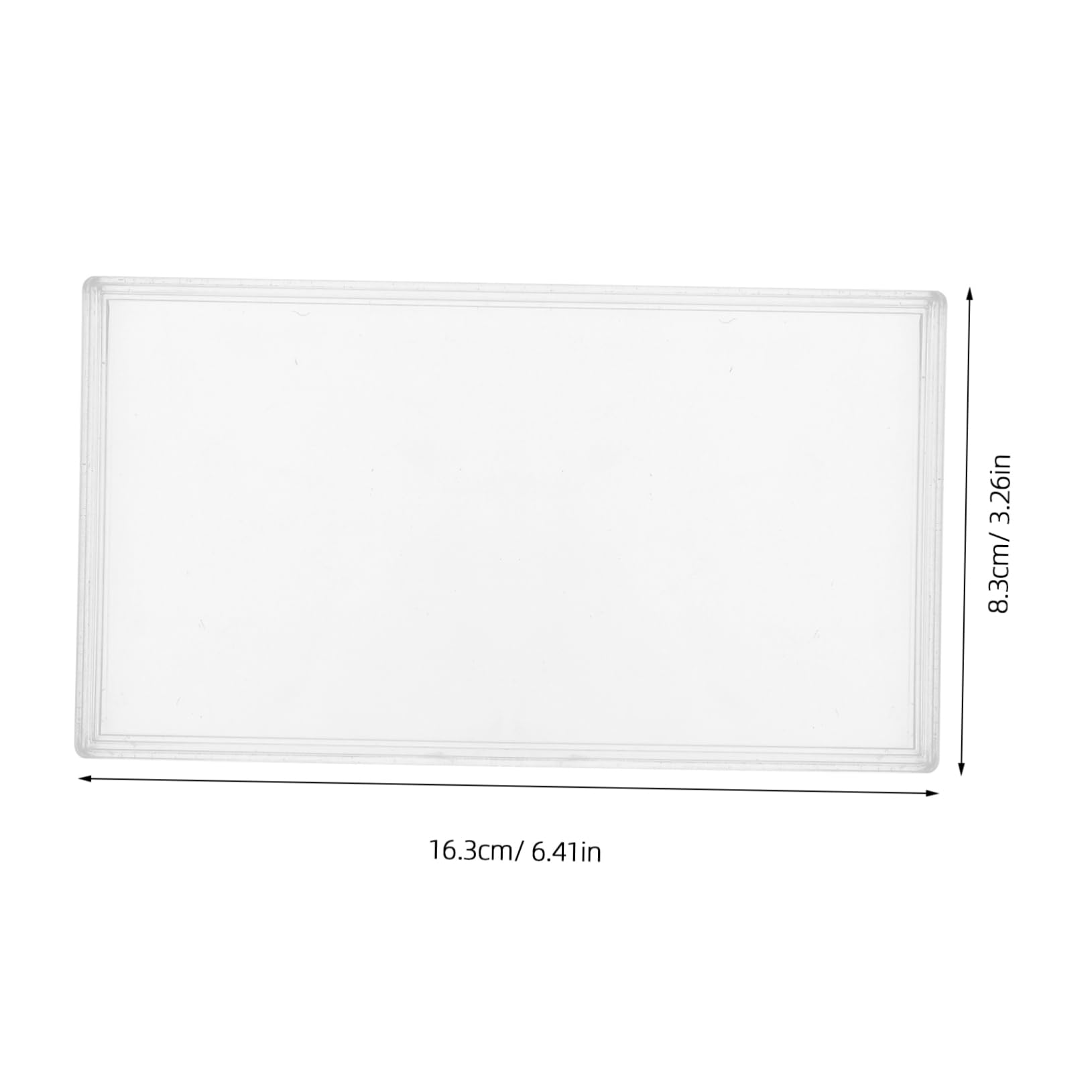 HOMSFOU 2 Sätze Banknotenbox Organisation Sammeln Beschützer Währungsvitrine Mit Klein Aufbewahrungsbox Für Geldscheinhalter Plastikbanknotehalter Geldhalter Fall Transparent 8 Stücke * 2