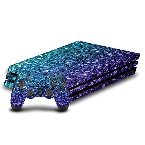 Sticker PS4 Pro anti-rayures Bleu Aqua pour protéger console et manette