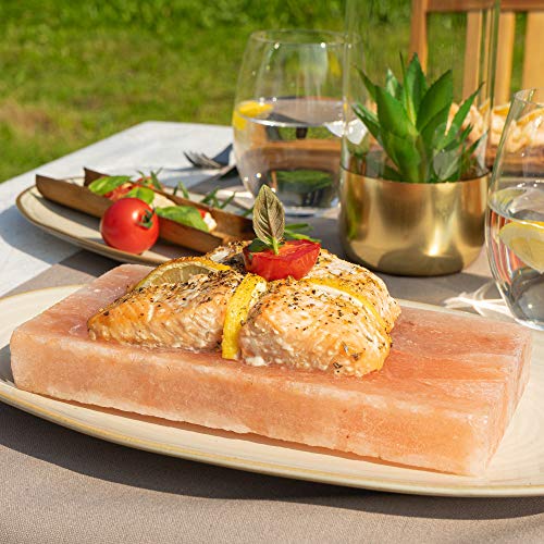Salzstein Grillart Premium XL zum Grillen im 2er Pack