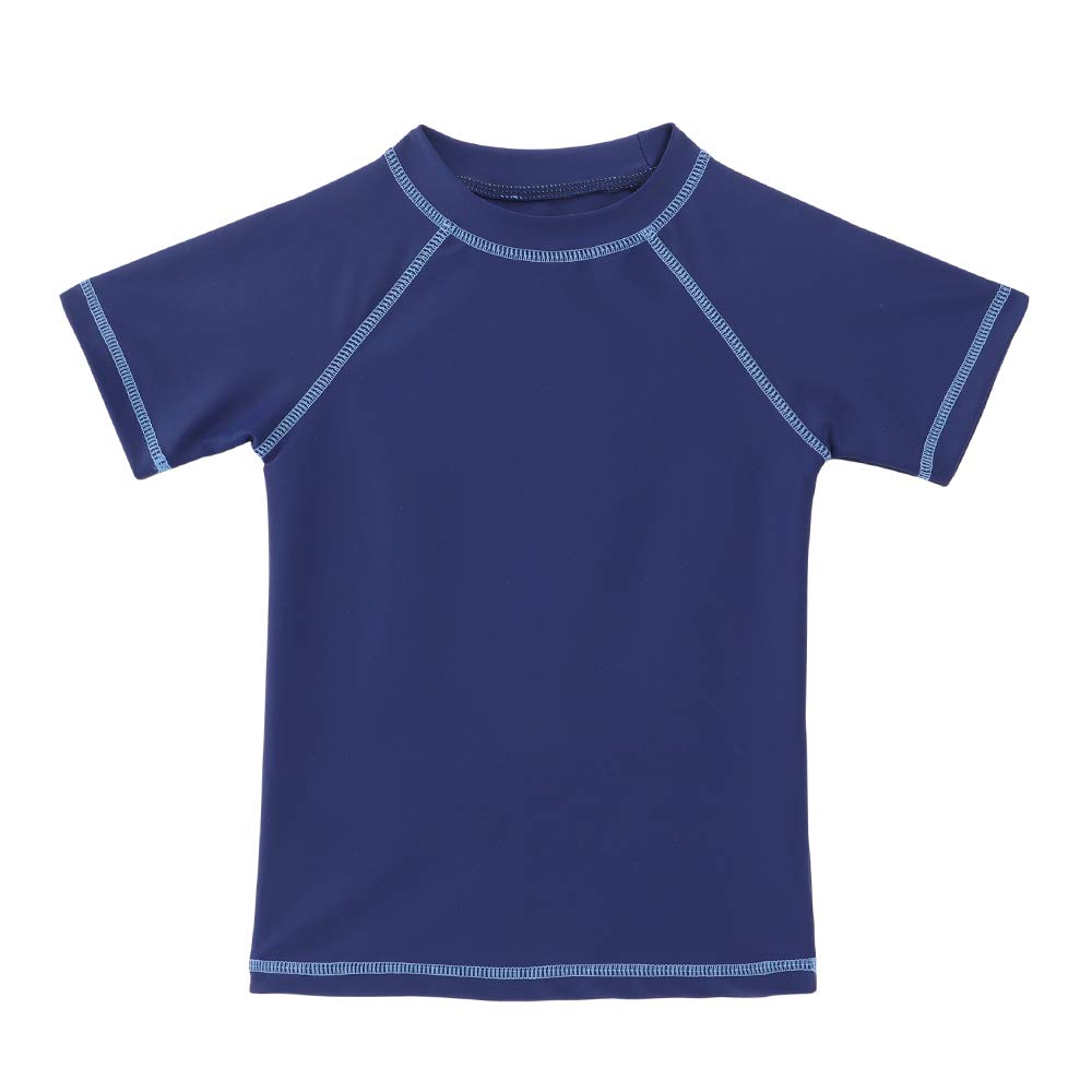 T-Shirt de Bain Anti-UV pour Enfants Maillot de Bain à Manches Courtes garçon Rashguard séchage Rapide