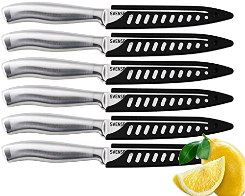 Svensbjerg Steak Knife Set, Serrated Steak Knives, Dinner Knives, Knife Set With Covers, Stainless Steel | Sb-Sk101 #TOP7
