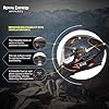 Royal Enfield SPEEDX Full FACE Jinx with Sun Visor & aerodynamic Spoiler | Certification: ISI & DOT | Liner: Dual EPS Expanded Polystyrene| UV Treated Surface | Polygiene Fabric DEEP Teal (L) 60 CM