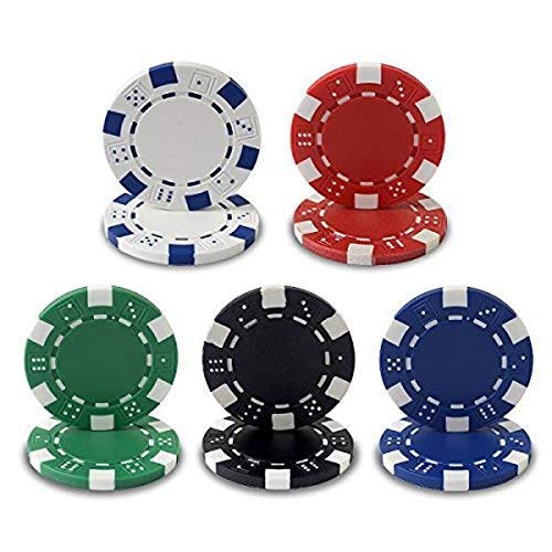 styleys 11.5 Gms Round Ceramic Poker Chips Set for Adult (200)- Multi Color 1