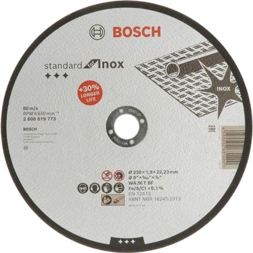 Bosch Professional 1x Disco de Corte Standard for Inox (para Acer...