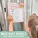 Magnetic Morning & Bedtime Routine Chart for Kids - Customizable Toddler Daily Schedule Board with Dry Erase Surface, Stickers & Marker, Build Habits with Visual Checklists, Retro Theme