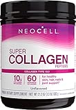 NeoCell Super Collagen Peptides, Grass-Fed Collagen Types 1 and 3, Unflavored, 21.2 Ounces (Package May Vary)