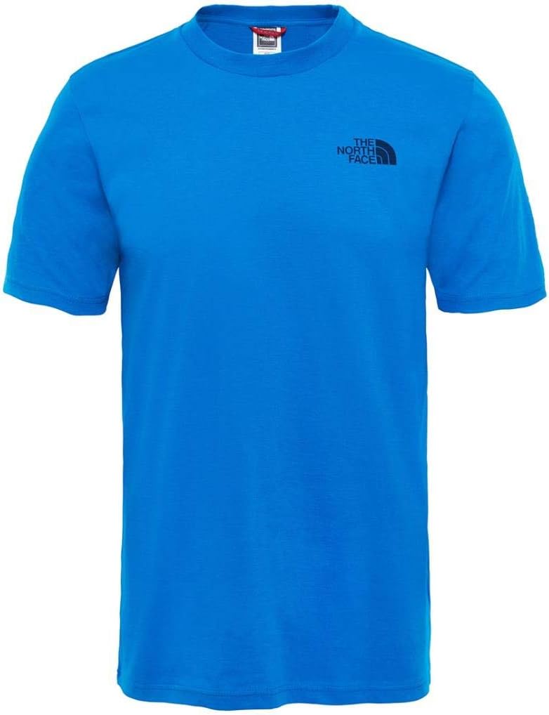 The North Face Men's M S/S Simple Dome Tee Short Sleeve T-Shirt L Bomber Blue