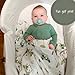 LollyBanks 100% Cotton Muslin Swaddle Blanket, Golf Print, 47 x 47 Inches, Baby Receiving Blanket, Soft and Breathable, Unisex, 1 Count