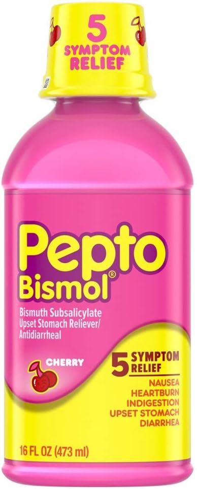 Pepto-Bismol Pepto Bismol Liquid Cherry 16 oz (Pack of 4)