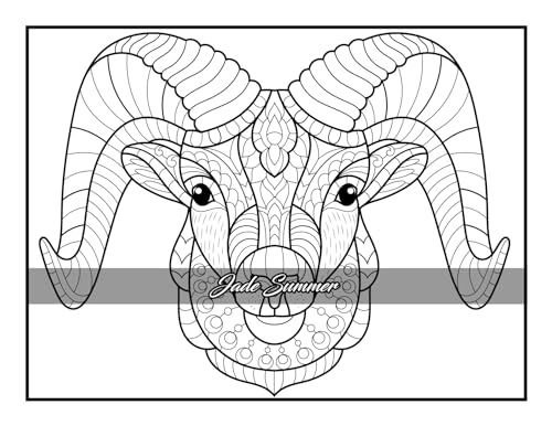 100 Animals: An Adult Coloring Book with Lions, Elephants, Owls, Horses, Dogs, Cats, and Many More! - Image 88