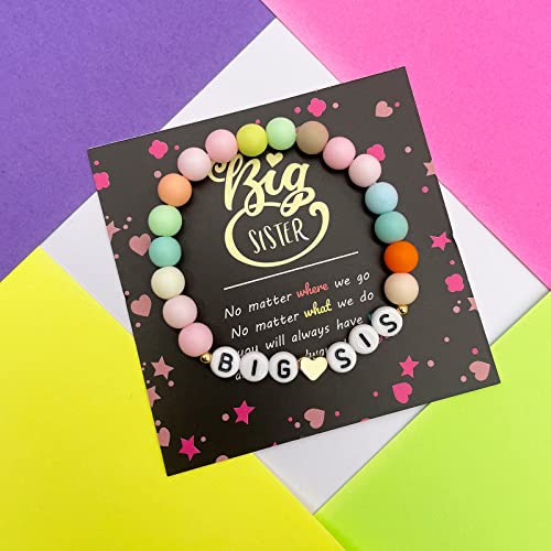 Image of Sister's Big Bracelet Gift, Little Girls' Sister Jewelry