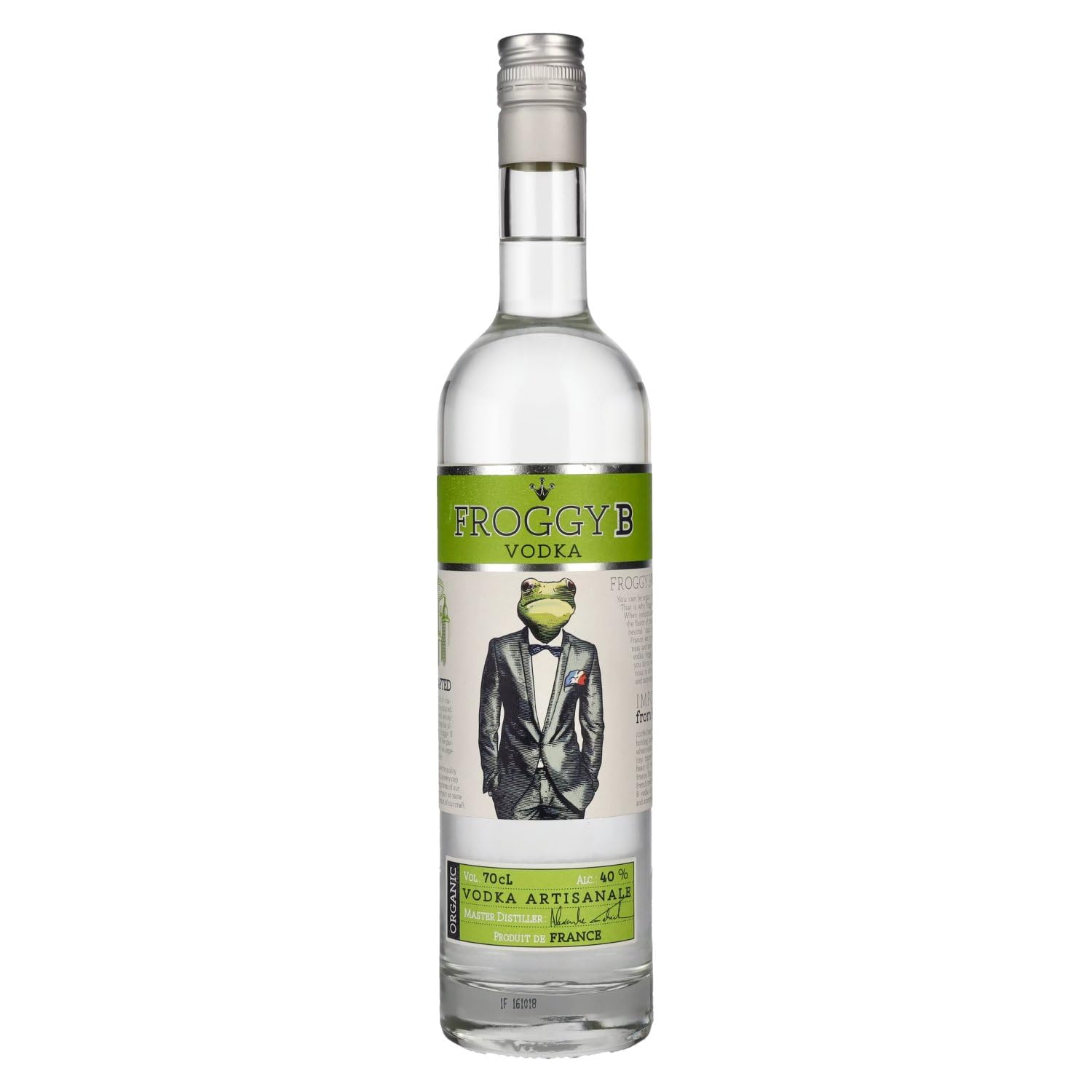 Froggy B Vodka | 70cl | 40% ABV