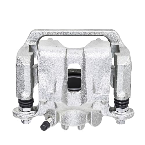 Image of Detroit Axle - Rear Right Brake Caliper for 2005 2006 2007 2008 2009 2010 | Honda Odyssey Disc Brake Caliper w /Bracket Replacement Passenger Side Assembly