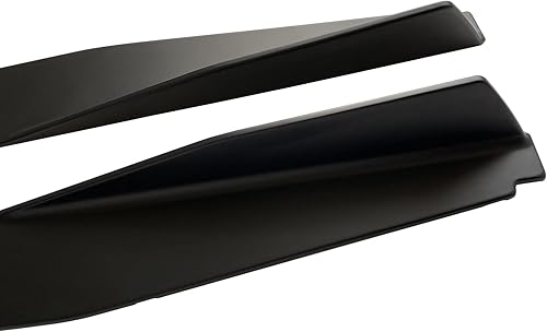 Miniatura 7 de Para falda lateral Corvette C8 para Chevy Corvette C8 5VM 2020-2025 estilo Rocker Panel ABS negro mate pintado protector de línea de extensión