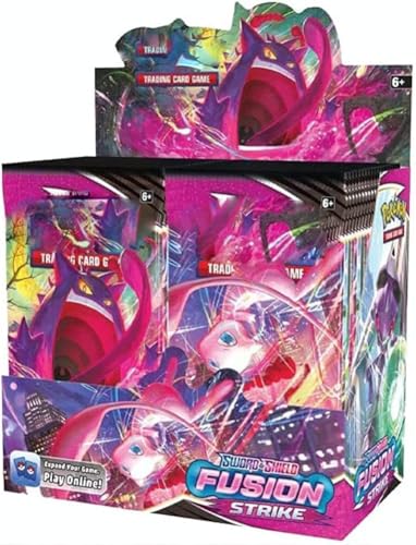 Image of Pokemoon TCG 50 Cardds Bundle | 5 Packs of 10 Random Collectible Trading Cardds | Surprise Cardd Set for Kids & Collectors (Fusion Strike 5 Pack 50 Cards)