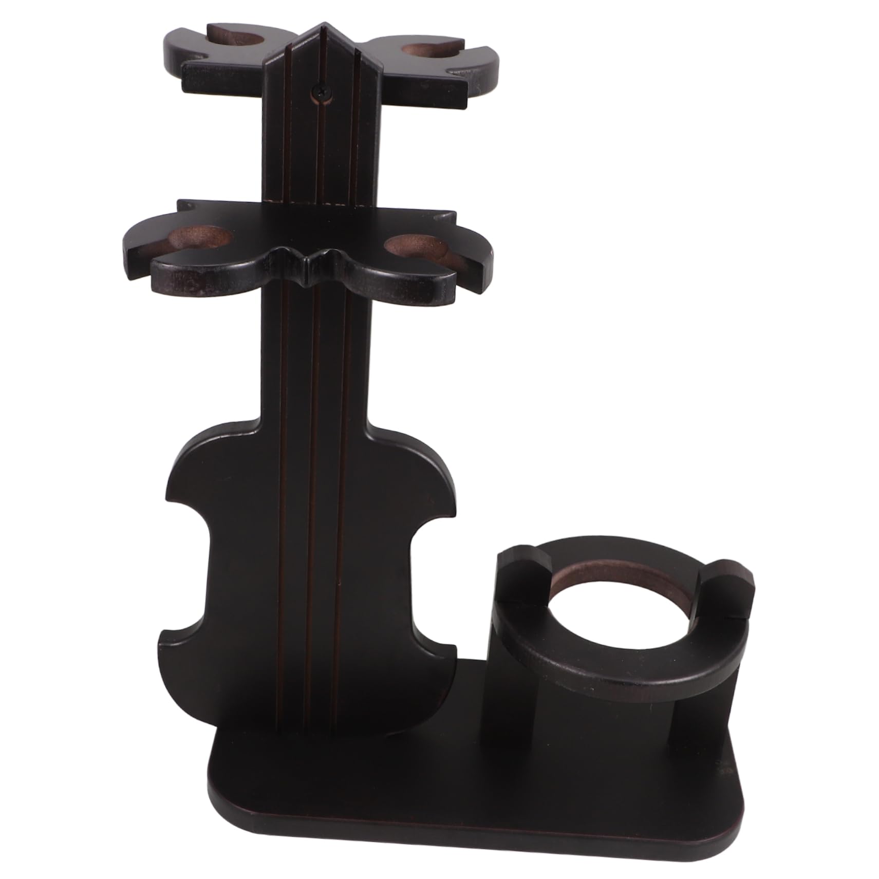 Support bouteille violon ORFOFE élégant avec porte-verre pour rangement mural chic