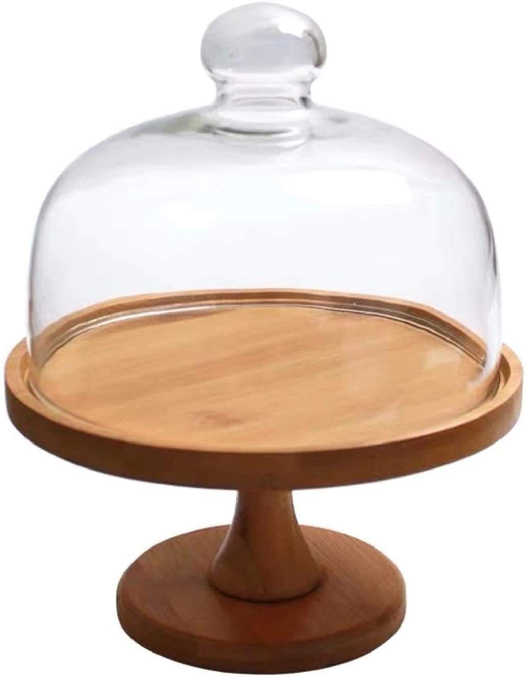 Présentoir à gâteaux, Table à Desserts, hôtel, Restaurant, présentoir à gâteaux, Fromage et Pain, Couvercle de Conservation des Aliments (Taille : 24,8 cm) (20 cm)