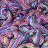 Combed Top Roving. Limited Edition Fiber for Spinning, Needle Felting, Wet Felting, Weaving and Crafting. Fancy, Colorful, Exotic Designer Blend, FATA Morgana #5
