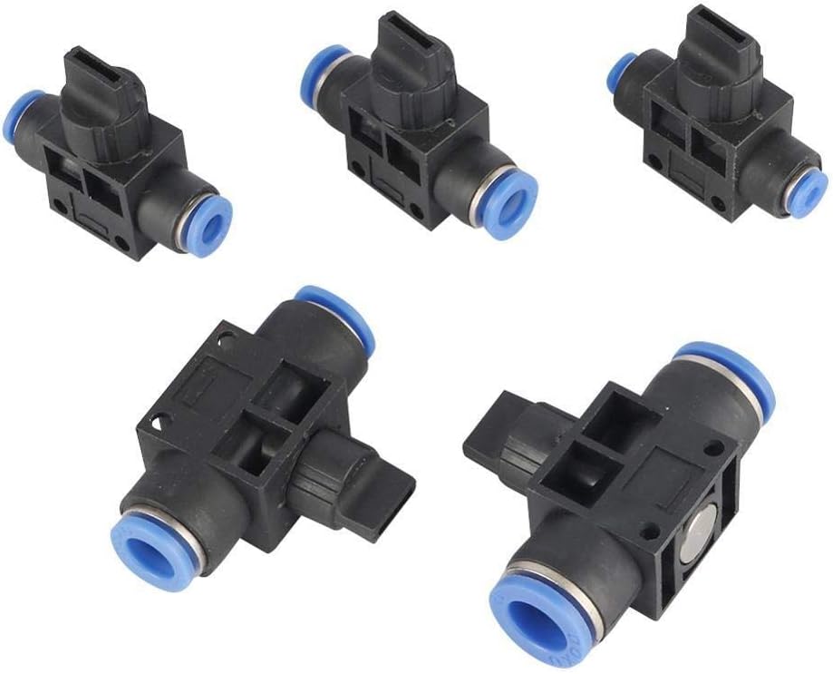 Hose Connector Adapter Garden Water Irrigation 4Mm 6Mm 8Mm 10Mm 12Mmt Type Waterstop Valve Connector Flow Limiting Speed Control T-Joint 1 Pc/12Mm