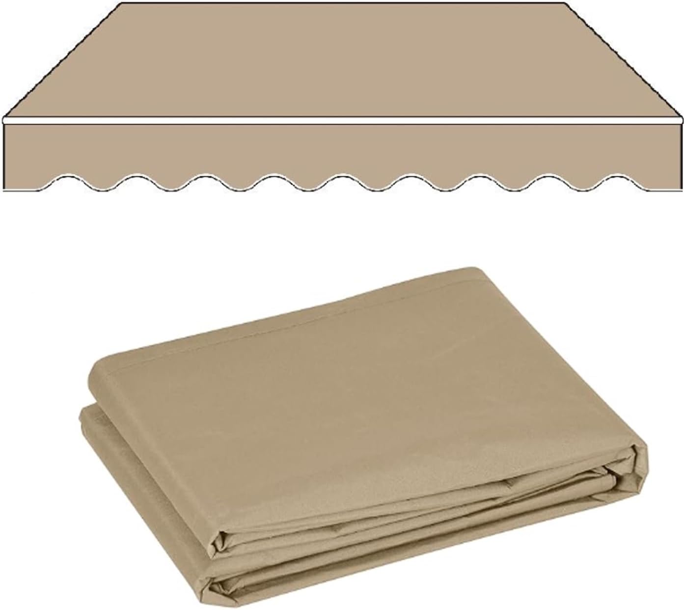 Sunsetter retractable awning fabric replacement,replacement fabric PVC Oxford cloth No frame,Many Sizes Fabric Retractable Awning Top Sunshade Canvas,retractable Patio Door Sunshade,for courtyards(J,1