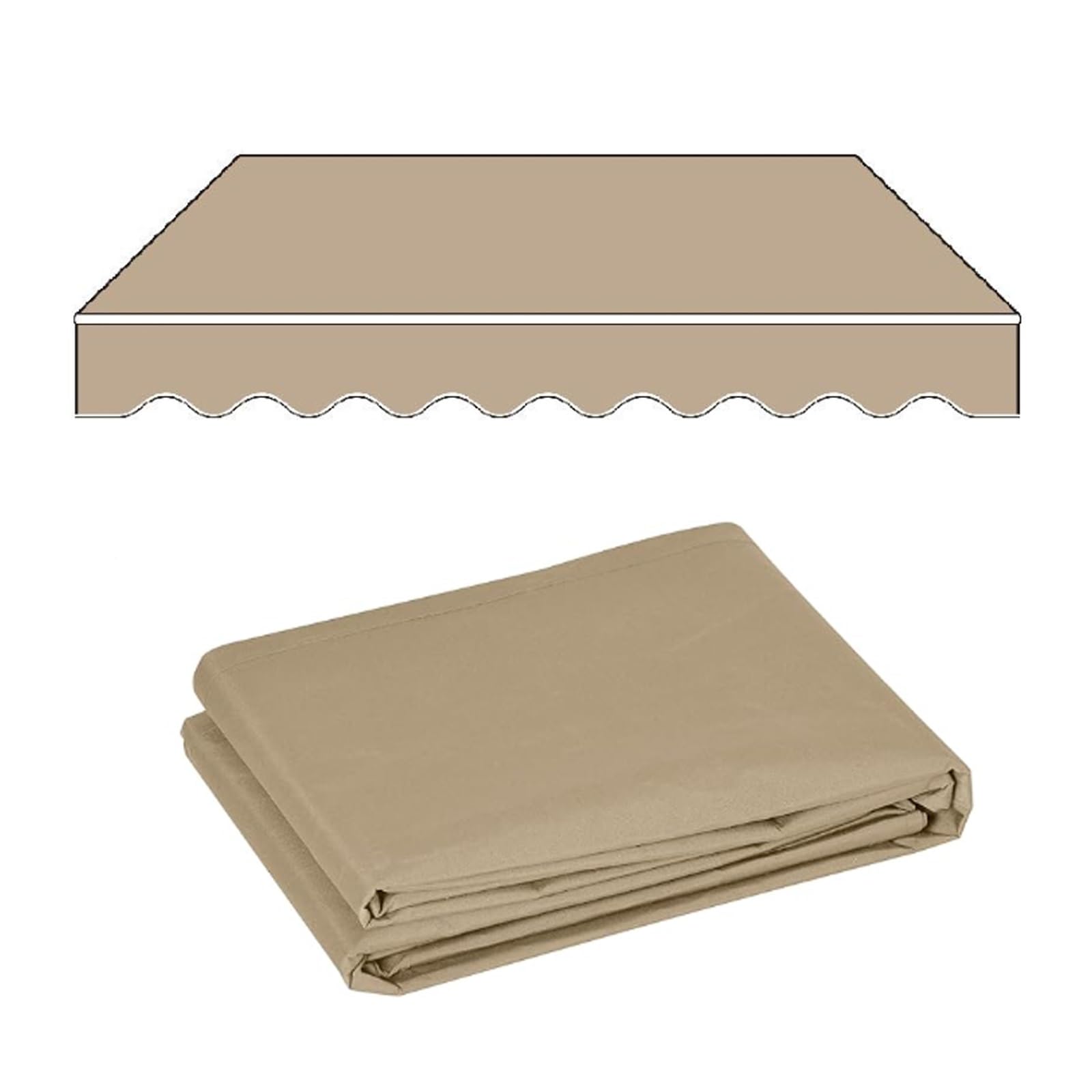 Sunsetter retractable awning fabric replacement,sunsetter patio cover replacement pvc oxford cloth,replacement Many Sizes Fabric Retractable Awning,Top Sunshade Canvas for courtyards,porches(K,