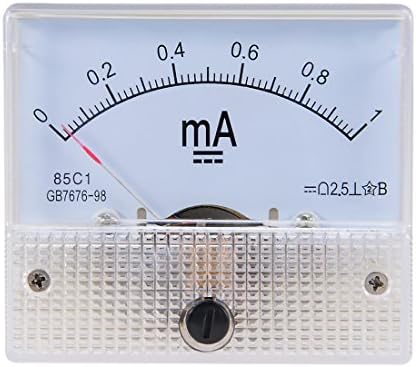 YOKIVE Analog Amperemeter 85C1 - DC 0-20mA Strommessgerät