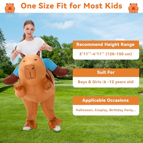 Disfraz Inflable de Carpincho para Niños miniatura 3