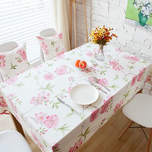 Nappe décoration de la table d'accueil tissu coton petit frais