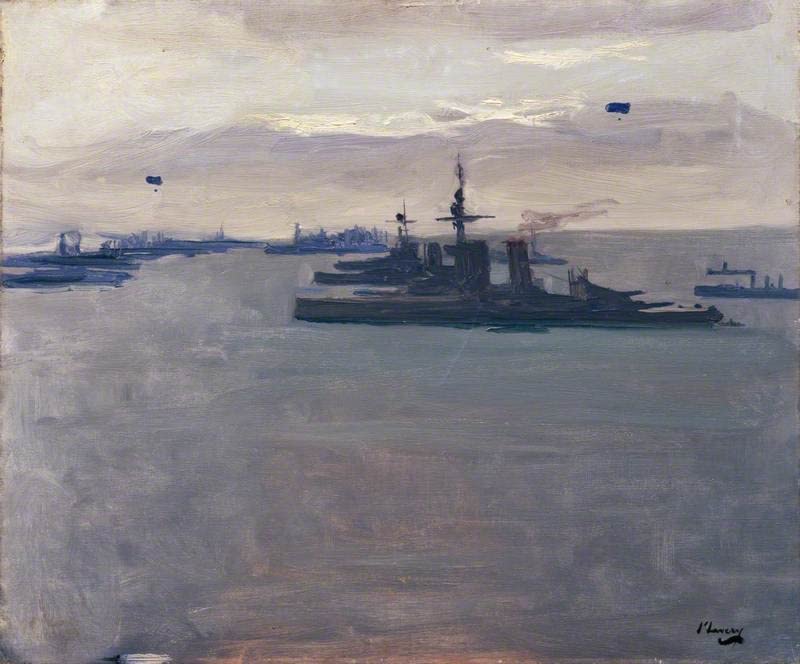 Peinture sur Toile Le Firth of Forth John Lavery Tableau Moderne d'Artiste Finition Premium