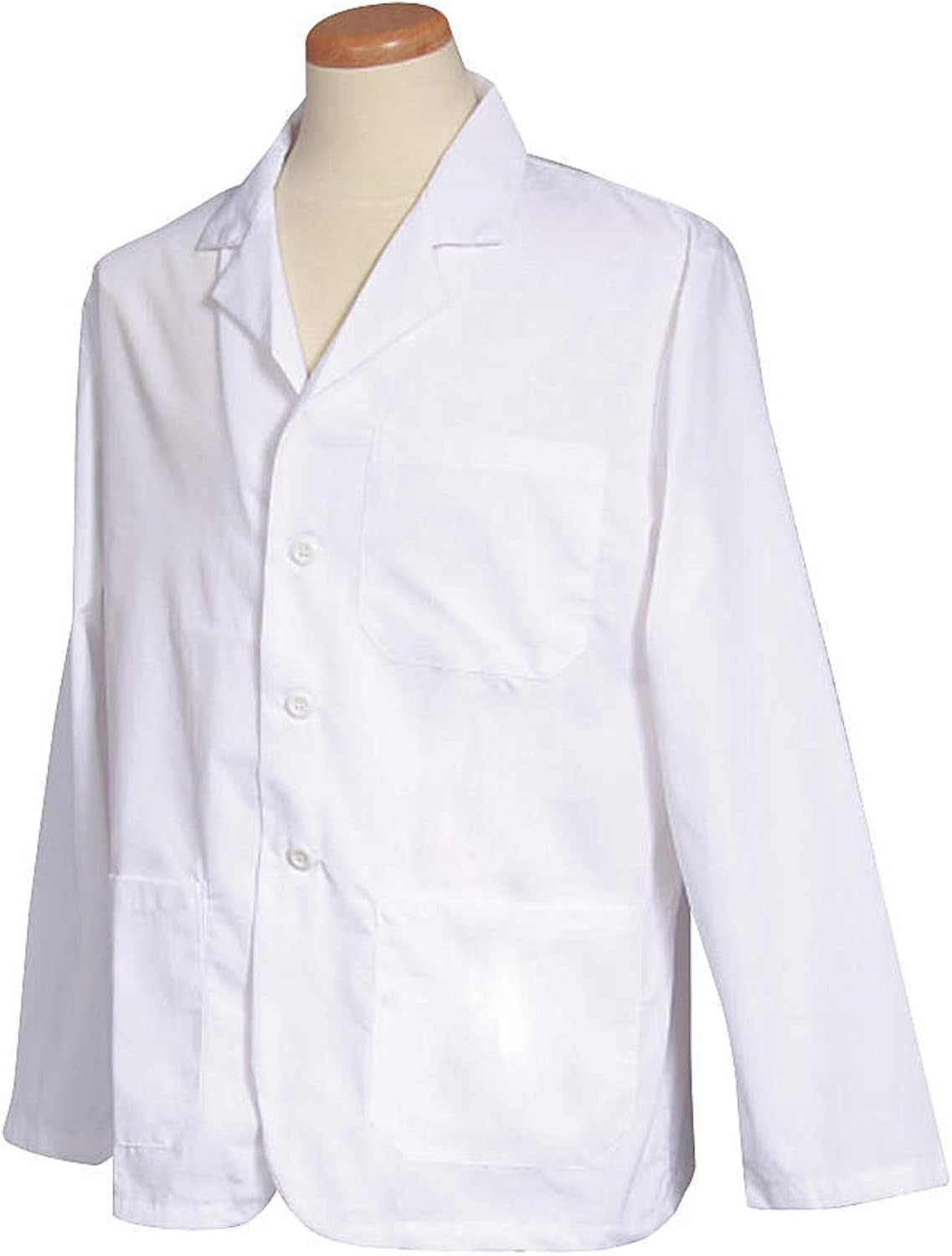 Lab Coat, XL, White, 28-1/2 in. L