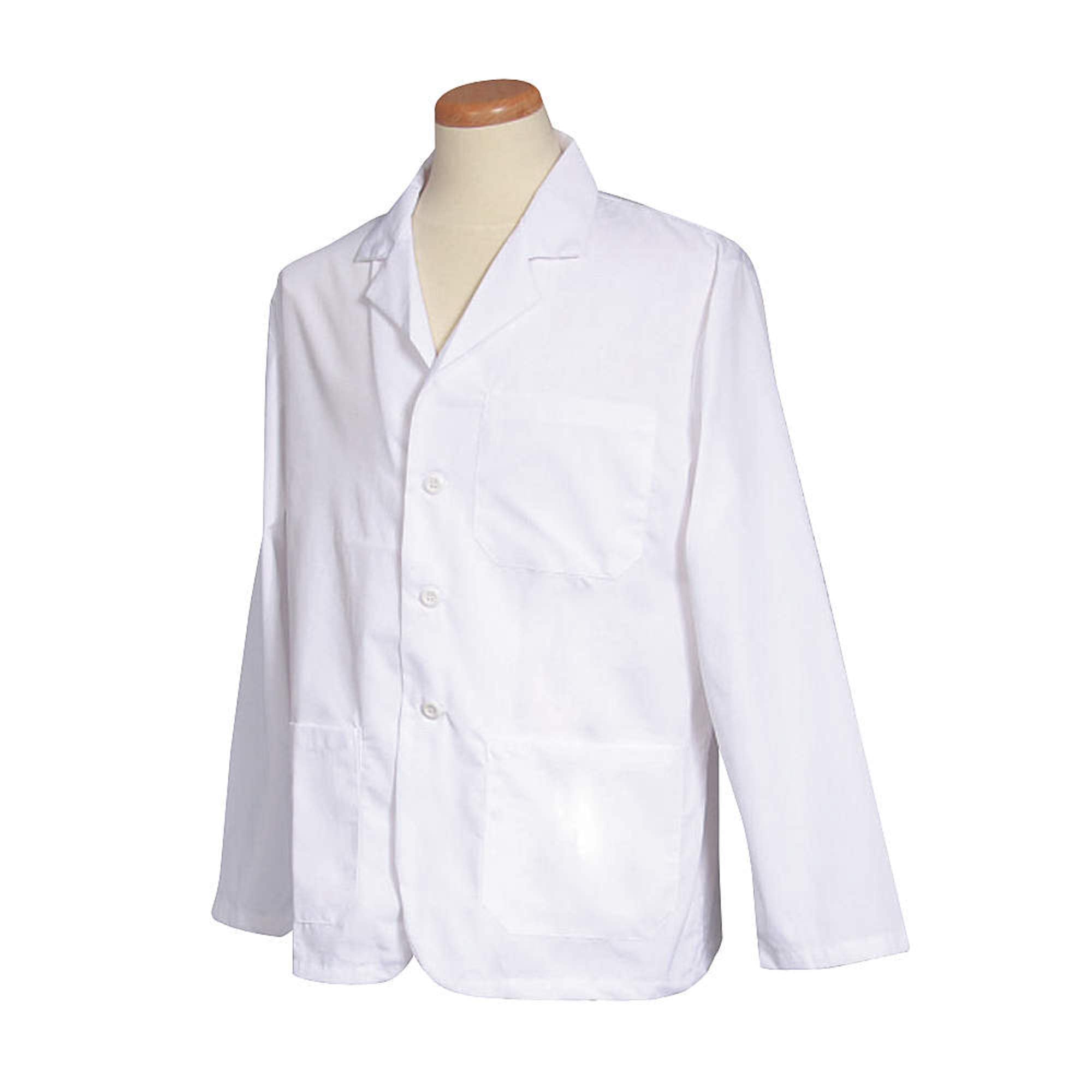Lab Coat, XS, White, 28-1/2 in. L