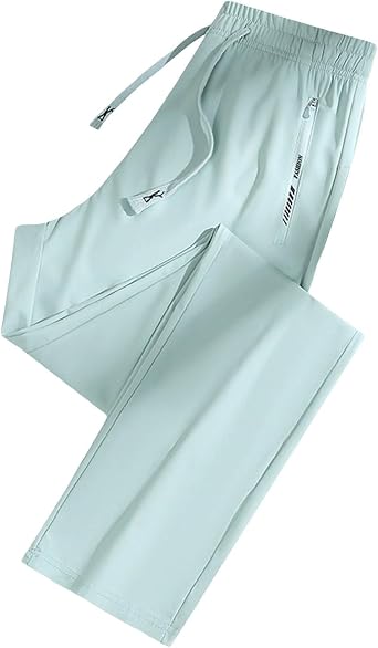 Womens Hiking Pants Stretch Quick Drying Pants Comfyfit Unisex Breathable Lightweight Joggers Pants with Zipper Pockets