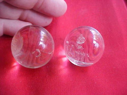Gemqz D3115 Clear Quartz Sphere Couple Wonderful !!!
