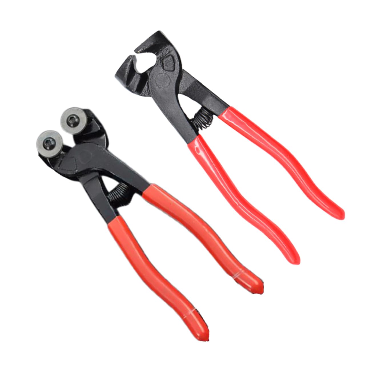 Uonlytech Lot De 2 Pinces Coupantes Manuelles en Acier Carbone pour Mosaïque Et Verre Outil De Coupe Facile pour La Décoration Intérieure