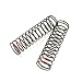 TEKNO RC LLC LF Shock Spring Set, Rear, 1.6x14.5, 85mm, Orange, TKR8773