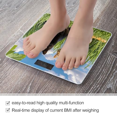 Balanza digital de vidrio templado para baño 400 lb miniatura 5
