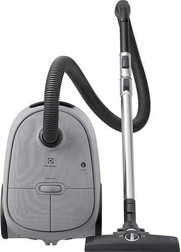 Electrolux 600 Aspirateur traineau avec Sac, Kit pour Poils d'animaux, 1x Filtre Hygiène HEPA 12 Lavable, Cordon 12m XXL, EB61A5UG, Gris