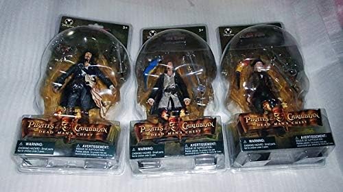Amazon ディズニーストア限定 パイレーツ オブ カリビアン キャプテン ジャックスパロウ ウィル ターナー エリザベス スワン 3体セット アニメ 萌えグッズ 通販