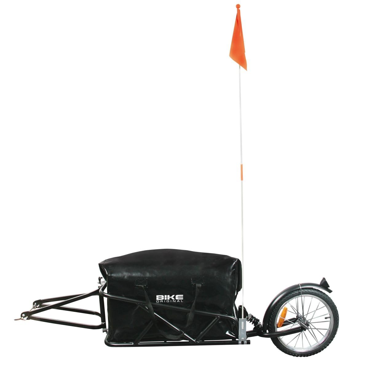 BIKE ORIGINAL Mono Wheel Bike Trailer with Shock Absorber