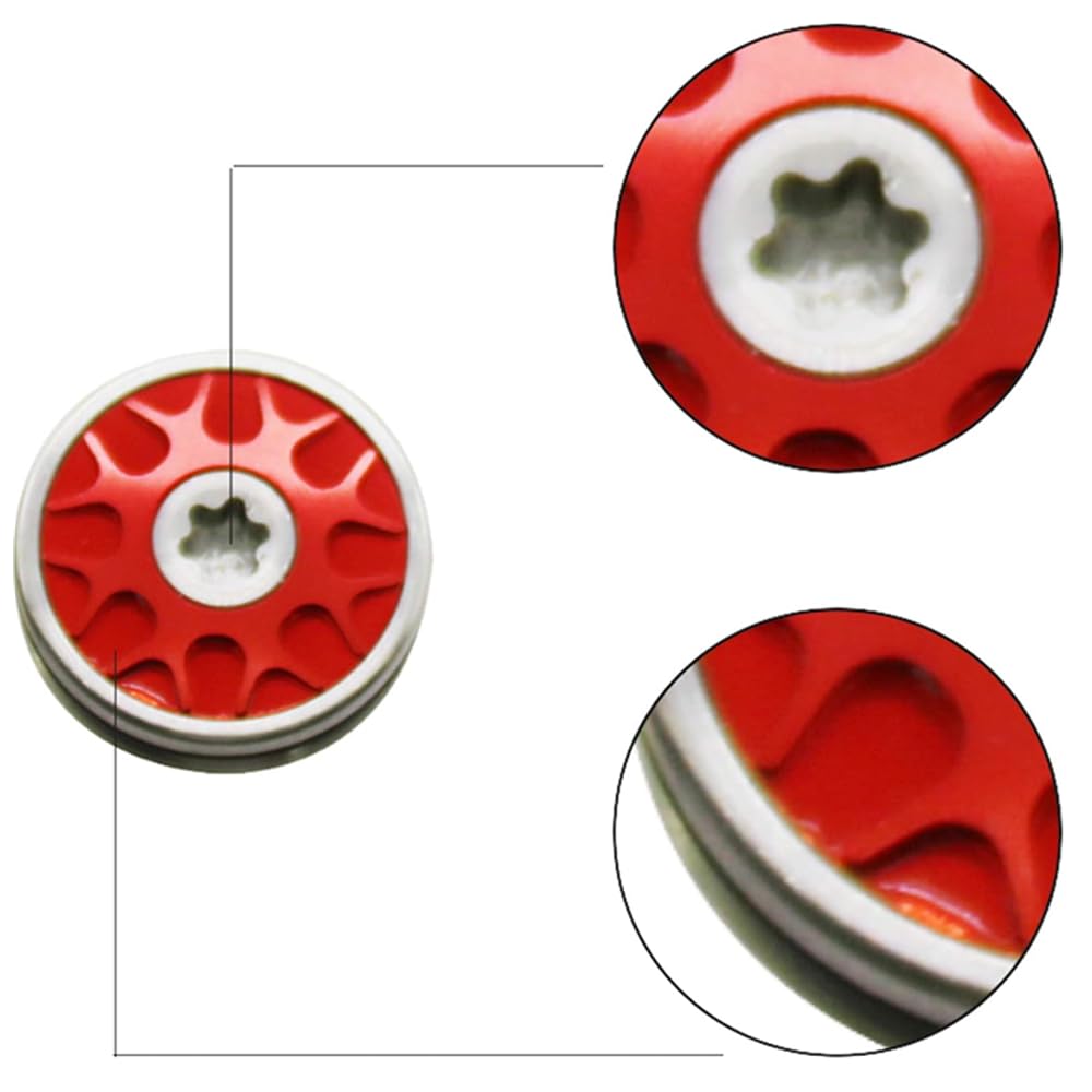 Paire de poids de putter Odyssey Stroke Lab White O-Works pour club de golf Rouge 5-35 g