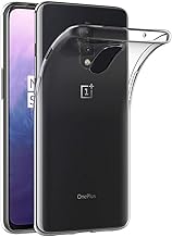 AICEK Hülle Compatible für OnePlus 7 Transparent Silikon Schutzhülle für OnePlus 7 Case Clear Durchsichtige TPU Bumper OnePlus 7 Handyhülle (6,2 Zoll)