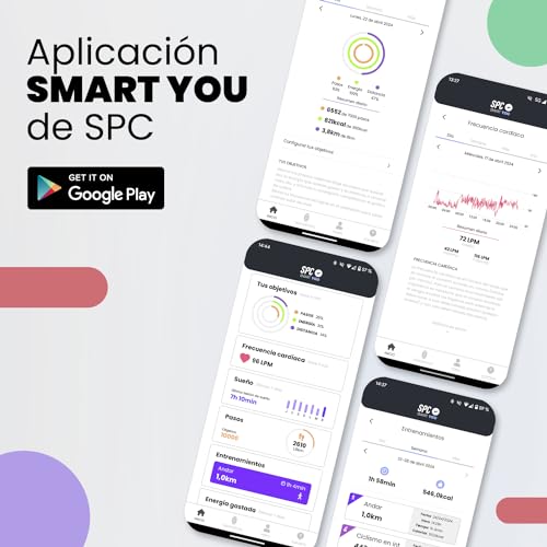 Smartwatch llamadas Bluetooth SPC Smartee Duo Vivo con correa intercambiable violeta IP68 6