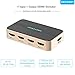 HDMI Splitter. Vention HDMI Switch 5x1 Ports HDMI Switcher 5 in 1 Out HDMI Splitter Switcher 4K2K 1080P 3D IR Remote Control for PS3 Xbox 360 Sky Box DVD HDTV Projector etc