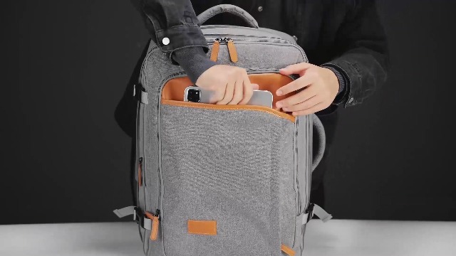 バッグ24 Luggex Expandable Travel Backpack, Extra Large Carry On Backpack